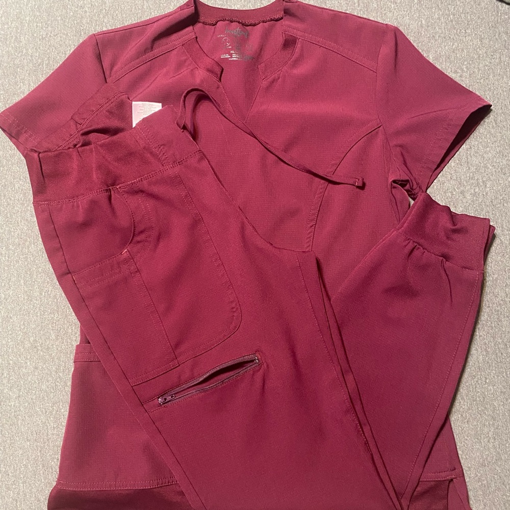 Burgundy HeartSoul set.